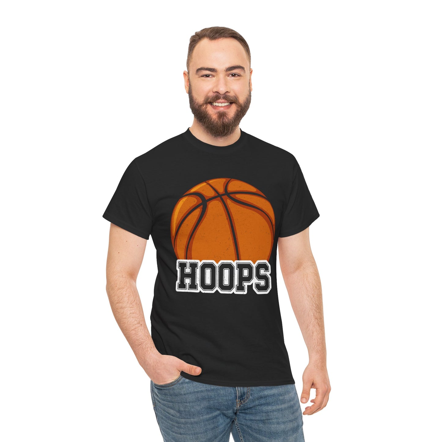Hoops Basketball Shirt, Basketball Lovers Sport, Basketball Player Women Men T-shirt