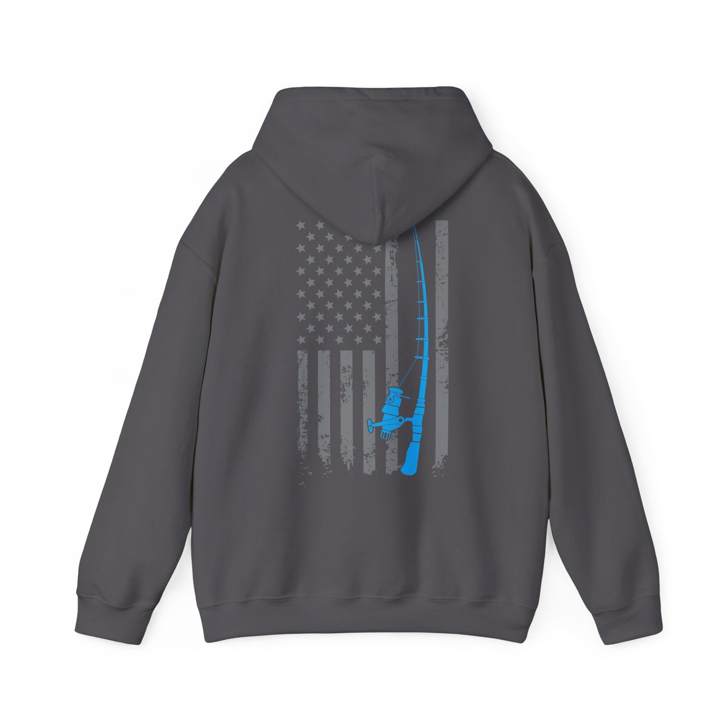 American Flag Fishing Hoodie, Fishing Rod, Fisherman Fishing Season Lovers Hoodie