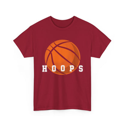 Hoops Basketball T-Shirt, Sports Lovers Basketball Fans, Basketball Player T-Shirt
