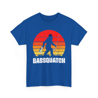 Bigfoot Fishing Shirt, Bassquatch Sasquatch Fishing, Fishing Bigfoot Lovers T-Shirt