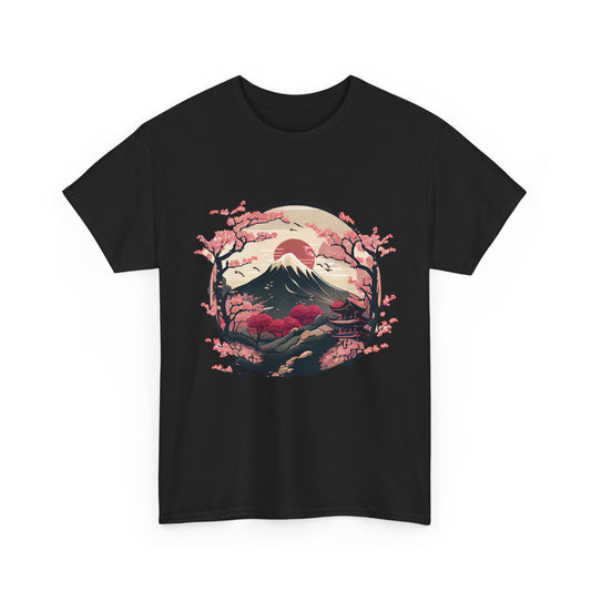 Japanese Art Shirt, Cherry Blossoms, Japanese Culture Lovers Women Men T-Shirt