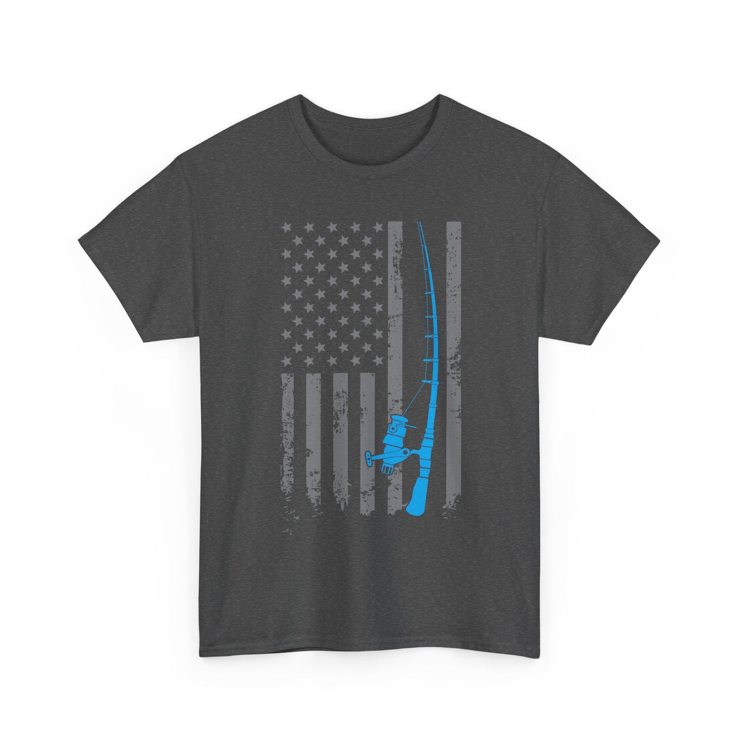 American Flag Fishing T-Shirt, Fishing Rod, Fisherman Fishing Season Lovers Shirt
