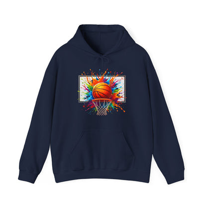 Basketball Hoodie, Basketball Player, Basketball Sports Lovers, Basketball Colorful Hoodie