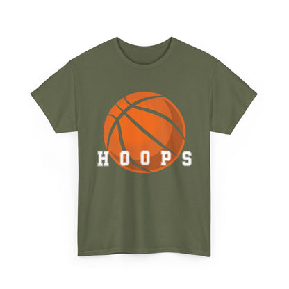 Hoops Basketball T-Shirt, Sports Lovers Basketball Fans, Basketball Player T-Shirt