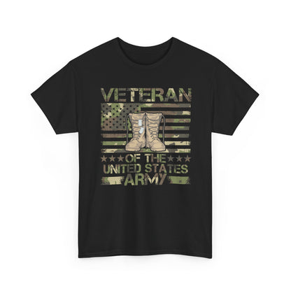 Veterans Day Shirt, Veteran Camo American Flag, Veteran Dad Men T-Shirt