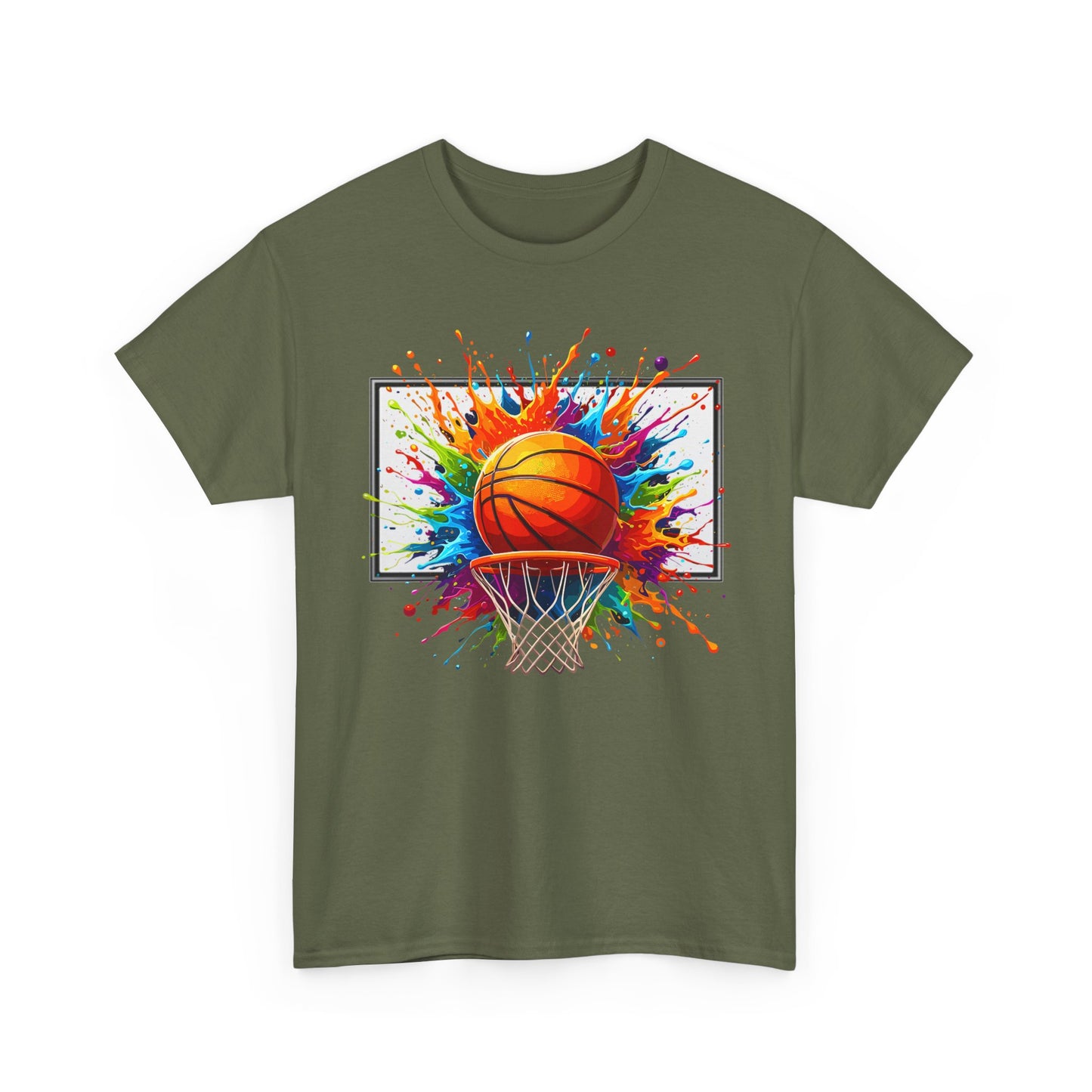 Basketball T-Shirt, Basketball Player, Basketball Sports Lovers, Basketball Colorful Shirt