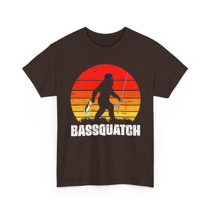Bigfoot Fishing Shirt, Bassquatch Sasquatch Fishing, Fishing Bigfoot Lovers T-Shirt