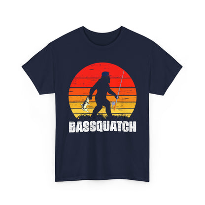 Bigfoot Fishing Shirt, Bassquatch Sasquatch Fishing, Fishing Bigfoot Lovers T-Shirt