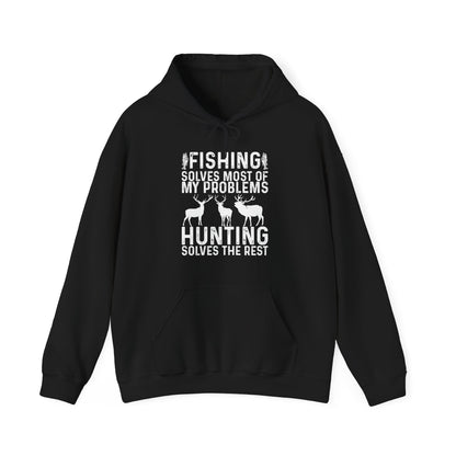 Fishing & Hunting Hoodie, Fishing Hunting Lovers Gifts, Fisherman Hunter Hoodie