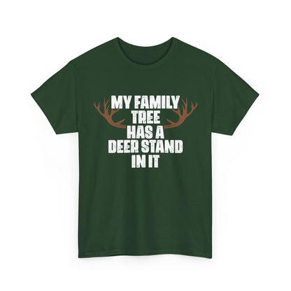 Deer Hunting Shirt, My Family Tree Has A Deer Stand In It Hunting Season Lovers Hunters Funny T-Shirt
