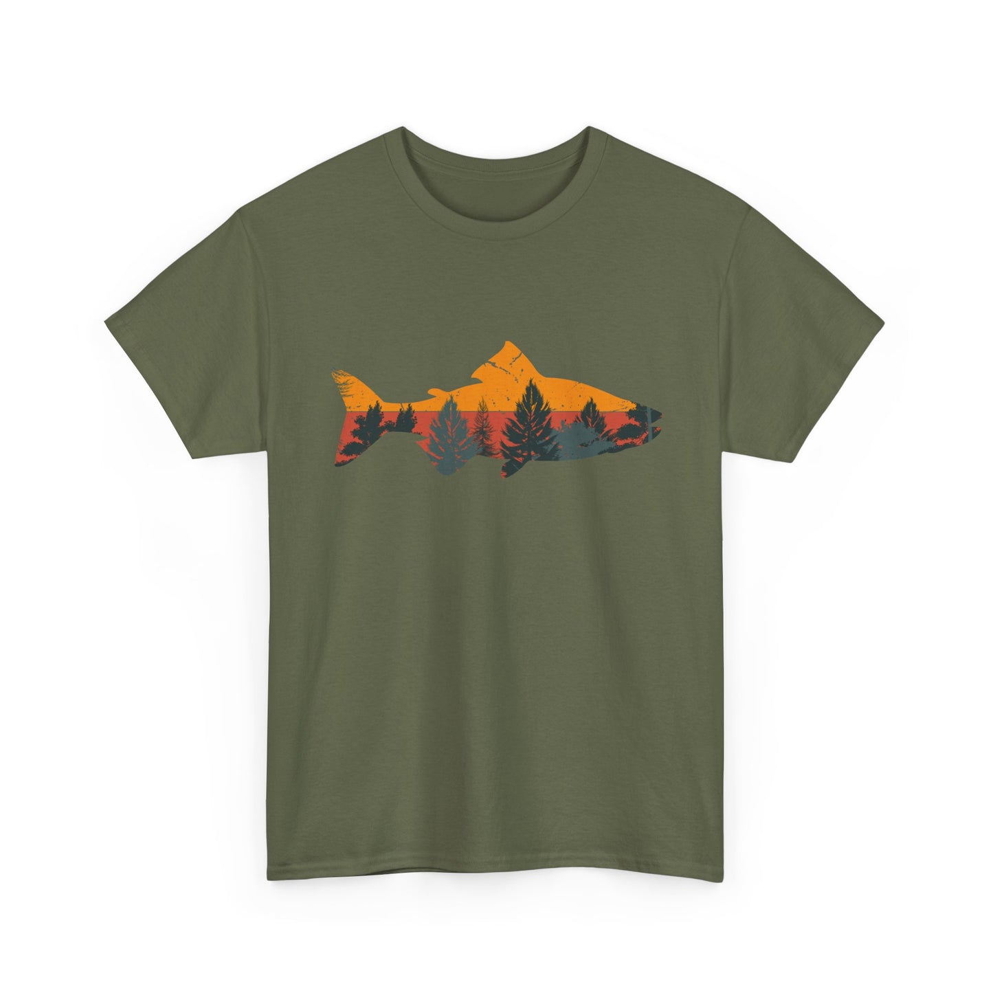 Fishing Shirt, Fisherman Fishing Season Lovers Gifts, Nature Outdoor Fish T-Shirt