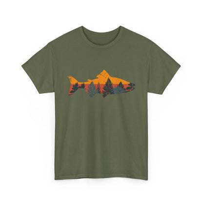 Fishing Shirt, Fisherman Fishing Season Lovers Gifts, Nature Outdoor Fish T-Shirt