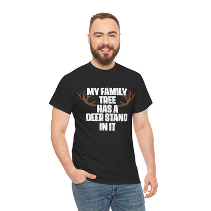 Deer Hunting Shirt, My Family Tree Has A Deer Stand In It Hunting Season Lovers Hunters Funny T-Shirt