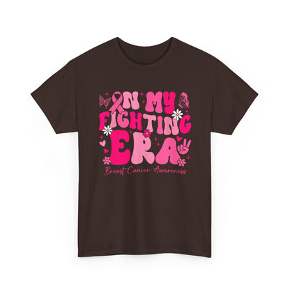Breast Cancer Awareness T-Shirt, In My Fighting Era, Breast Cancer Awareness Women Men T-Shirt