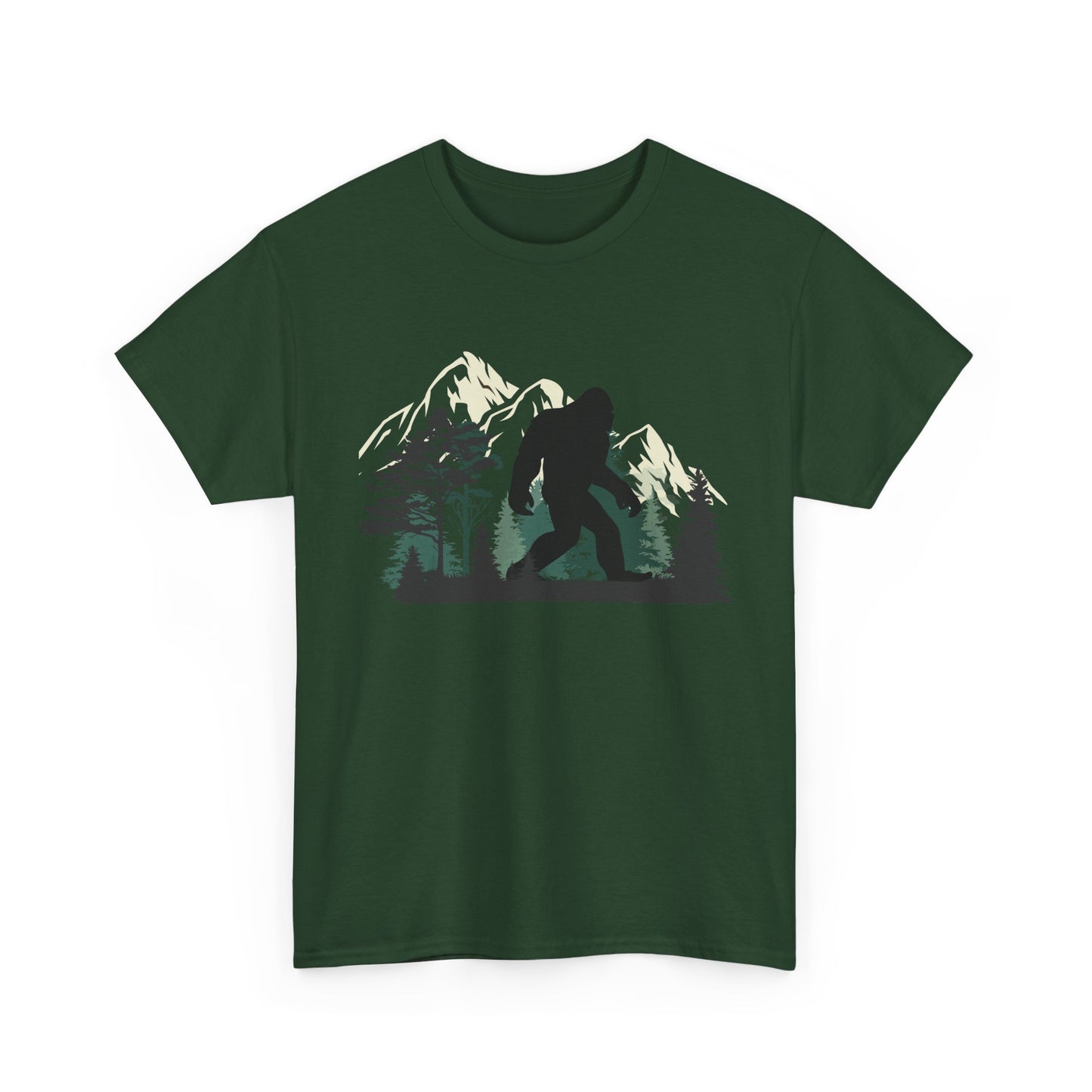 Bigfoot Forest Shirt, Mountain Bigfoot Lovers, Sasquatch Believers Women Men Gifts Shirt