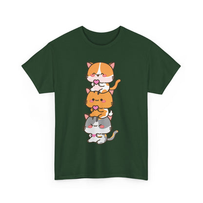 Kawaii Cat Shirt, Kitty Lovers Gift, Kitten Anime Cats Lovers Funny T-Shirt