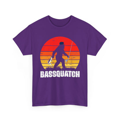 Bigfoot Fishing Shirt, Bassquatch Sasquatch Fishing, Fishing Bigfoot Lovers T-Shirt