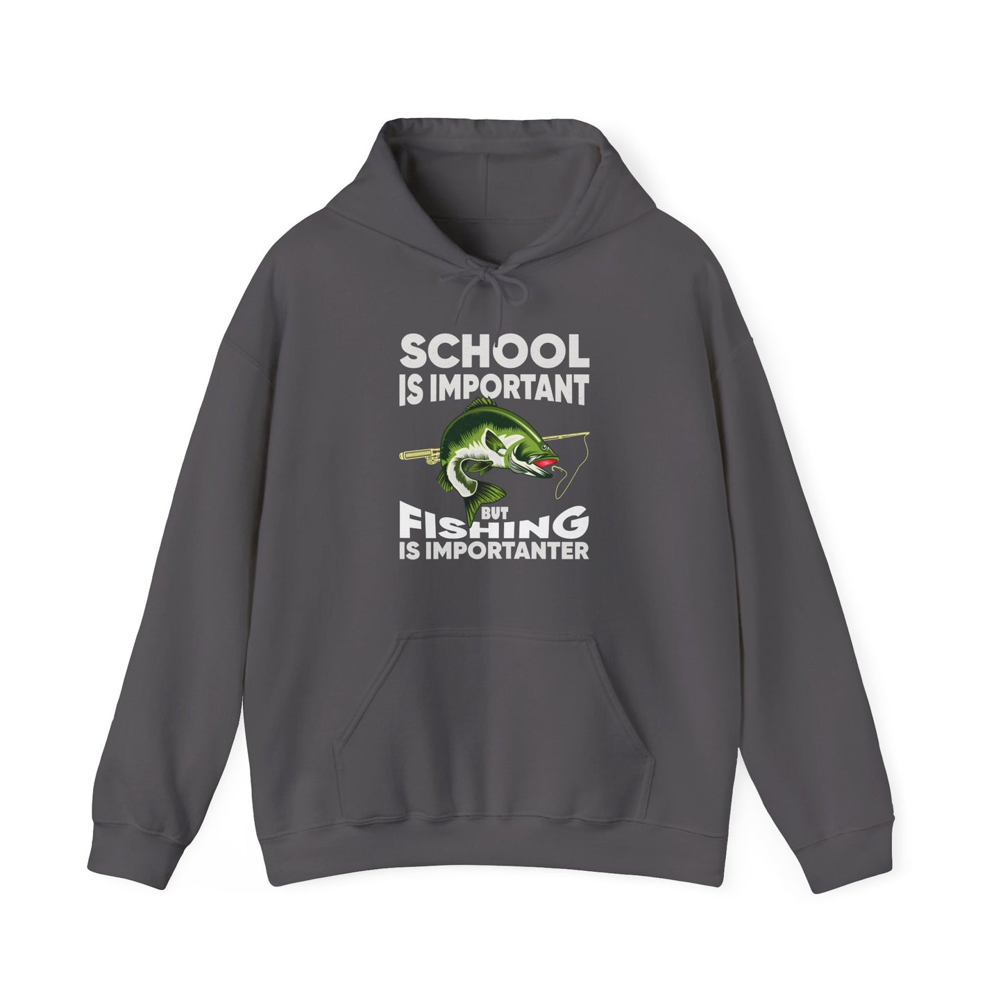 Fishing Hoodie, Fishing Lover Gift Hoodie, School Is Important But Fishing Is Importanter Hoodie